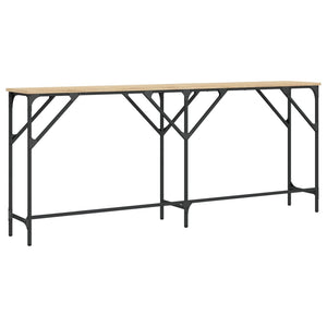 Τραπέζι Κονσόλα Sonoma Δρυς 180x29x75 εκ. Επεξεργασμένο Ξύλο - Pakobazaar