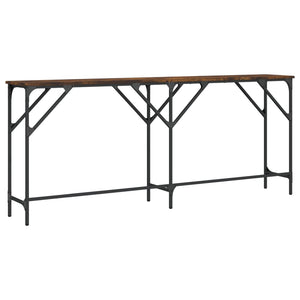 Τραπέζι Κονσόλα Καπνιστή Δρυς 180x29x75 εκ. Επεξεργασμένο Ξύλο - Pakobazaar