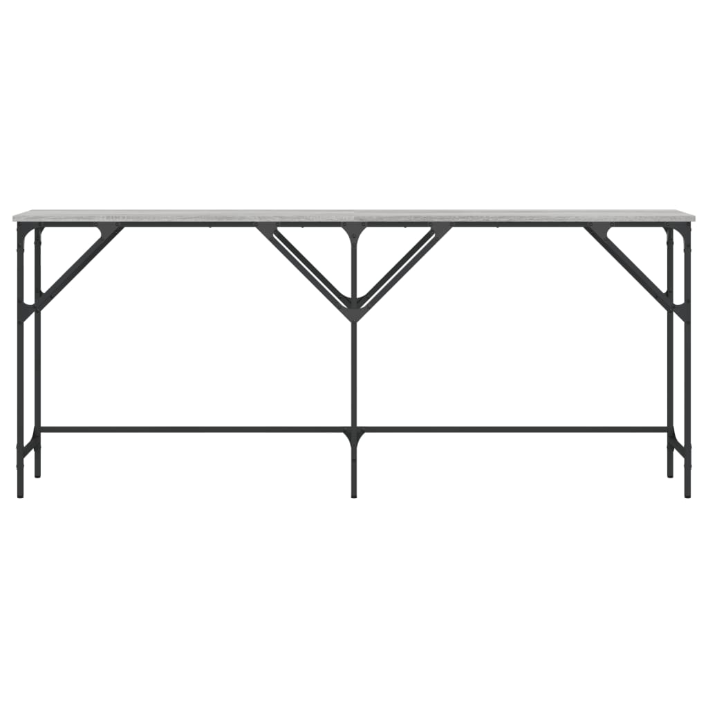 Τραπέζι Κονσόλα Γκρι Sonoma 180x29x75 εκ. Επεξεργασμένο Ξύλο - Pakobazaar