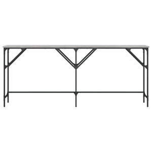 Τραπέζι Κονσόλα Γκρι Sonoma 180x29x75 εκ. Επεξεργασμένο Ξύλο - Pakobazaar