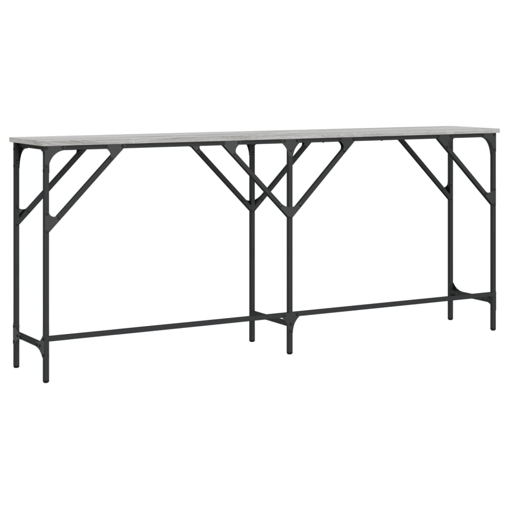 Τραπέζι Κονσόλα Γκρι Sonoma 180x29x75 εκ. Επεξεργασμένο Ξύλο - Pakobazaar