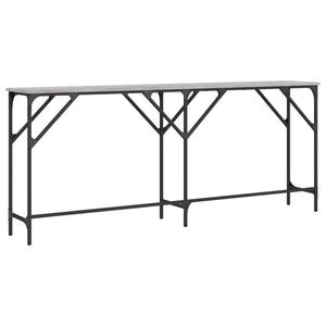 Τραπέζι Κονσόλα Γκρι Sonoma 180x29x75 εκ. Επεξεργασμένο Ξύλο - Pakobazaar