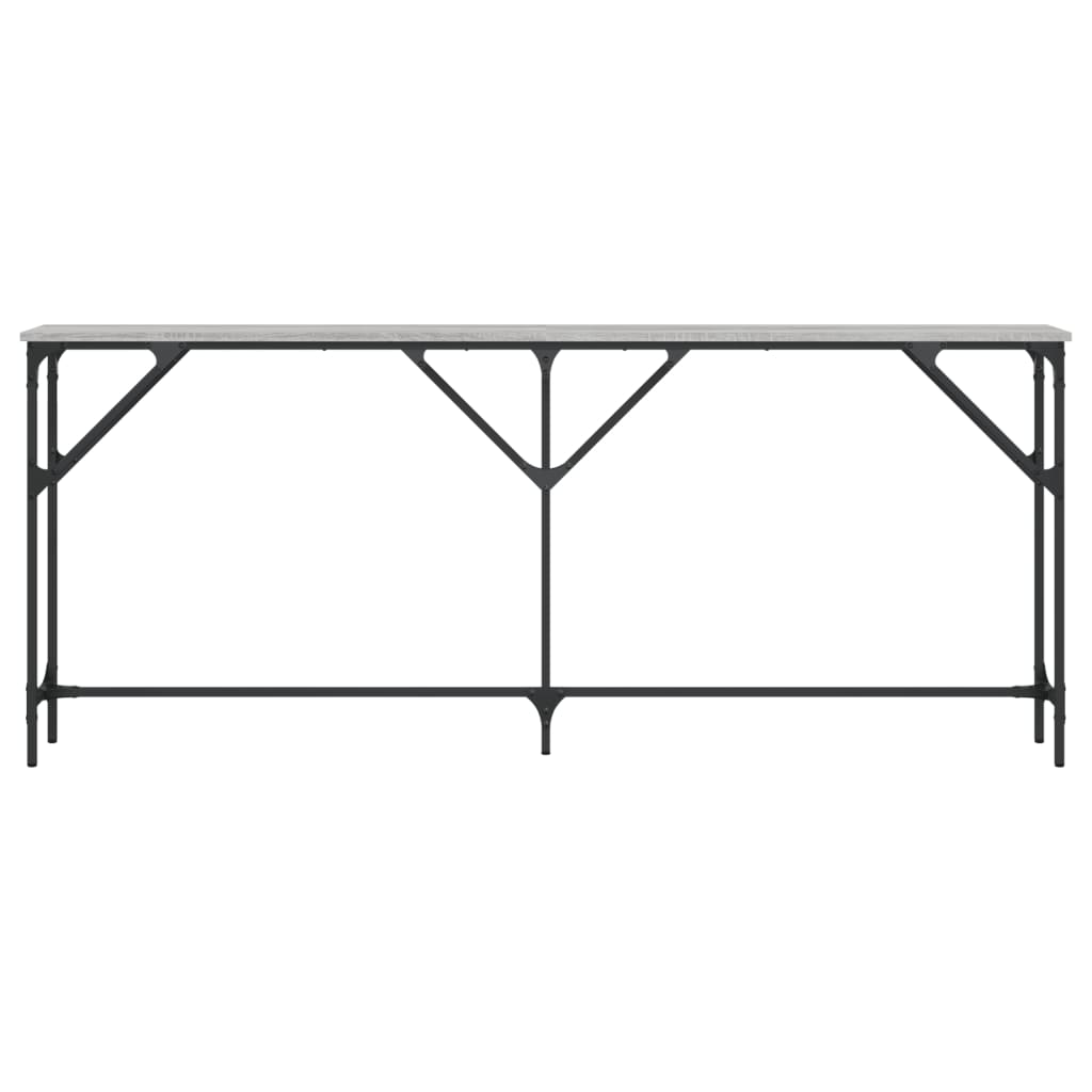 Τραπέζι Κονσόλα Γκρι Sonoma 180x23x75 εκ. Επεξεργασμένο Ξύλο - Pakobazaar
