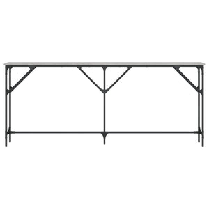 Τραπέζι Κονσόλα Γκρι Sonoma 180x23x75 εκ. Επεξεργασμένο Ξύλο