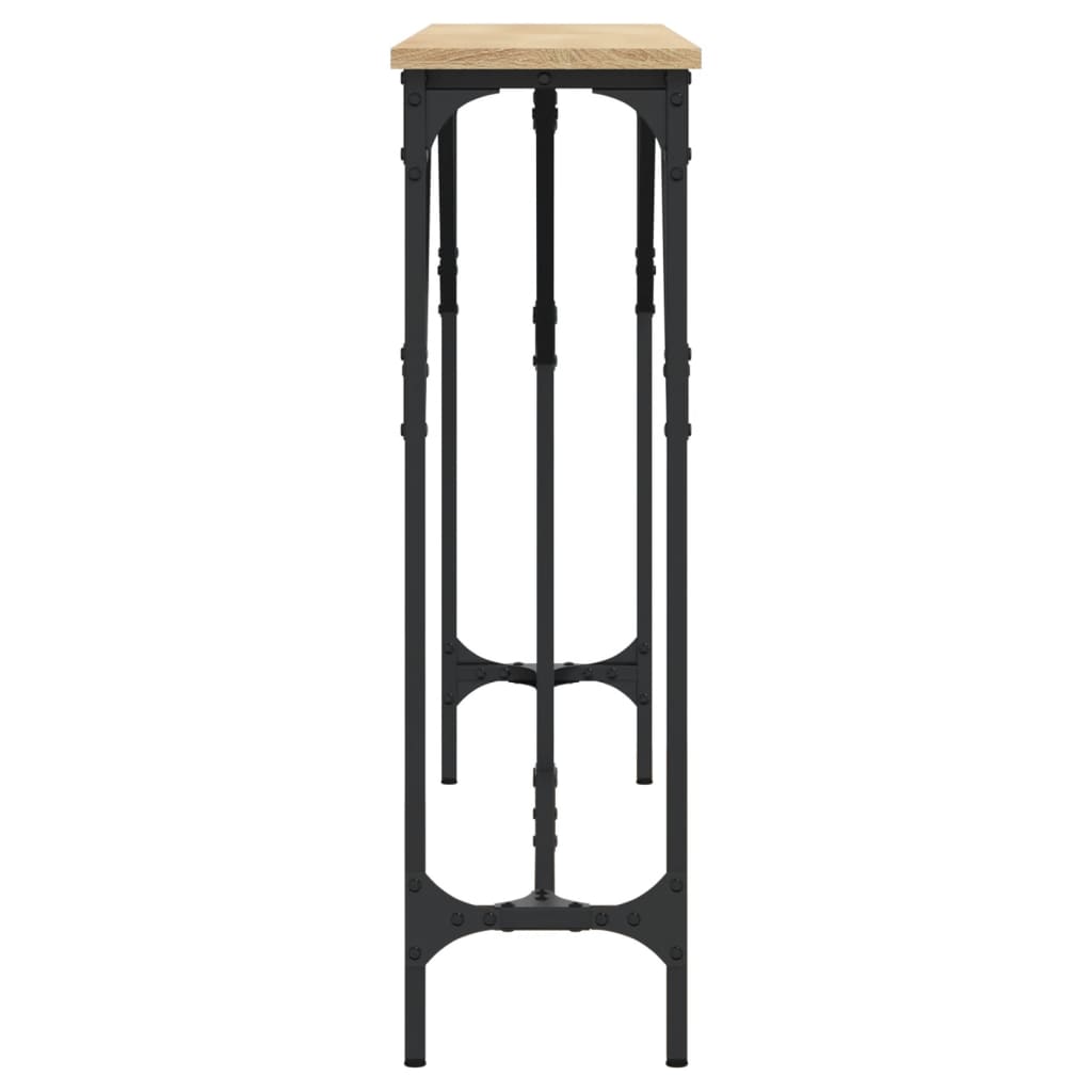 Τραπέζι Κονσόλα Sonoma Δρυς 140 x 23 x 75 εκ. από Επεξεργ. Ξύλο