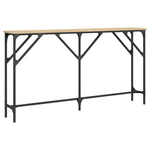 Τραπέζι Κονσόλα Sonoma Δρυς 140 x 23 x 75 εκ. από Επεξεργ. Ξύλο