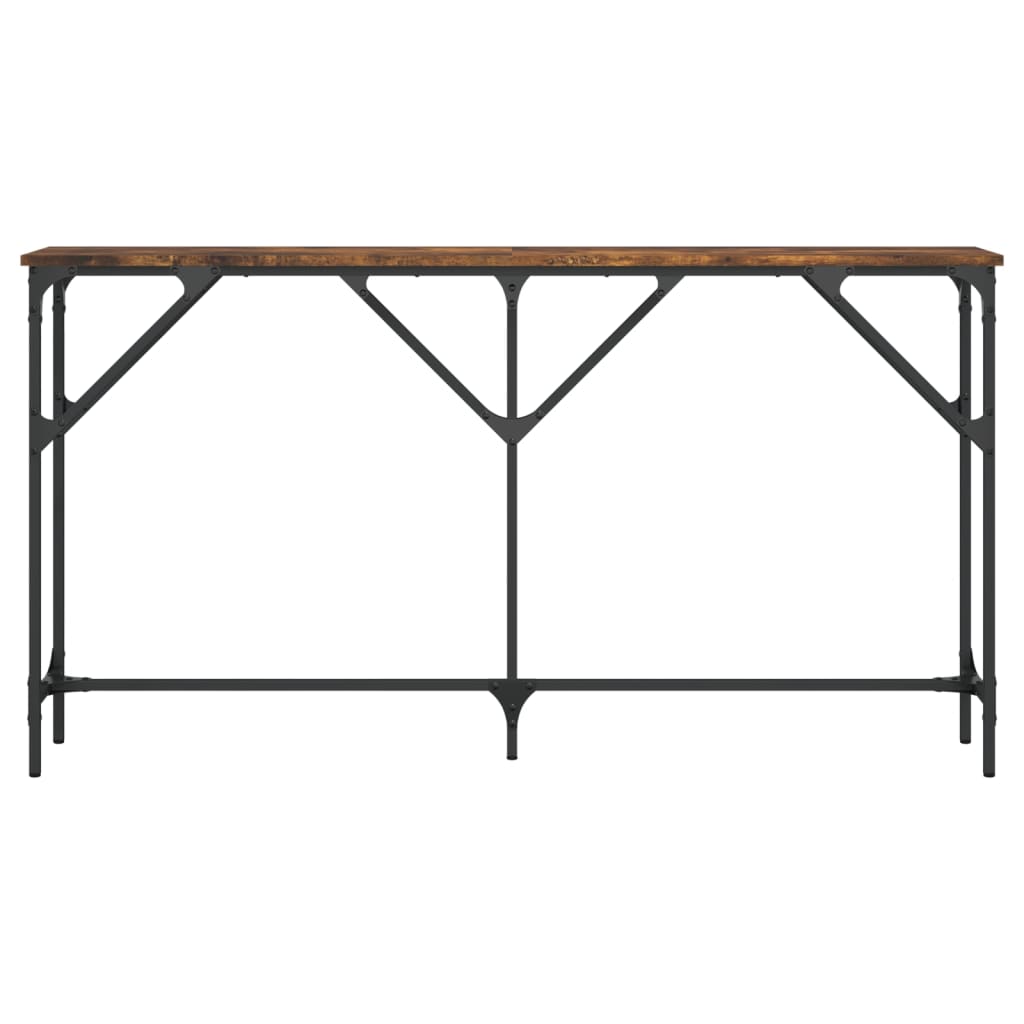 Τραπέζι Κονσόλα Καπνιστή Δρυς 140 x 23 x 75 εκ. Επεξεργ. Ξύλο