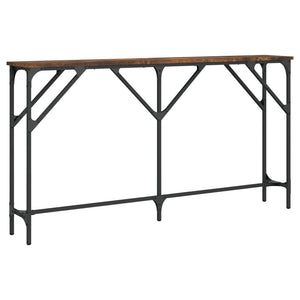 Τραπέζι Κονσόλα Καπνιστή Δρυς 140 x 23 x 75 εκ. Επεξεργ. Ξύλο - Pakobazaar