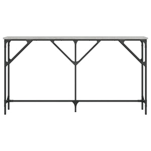 Τραπέζι Κονσόλα Γκρι Sonoma 140 x 23 x 75 εκ. Επεξεργ. από Ξύλο