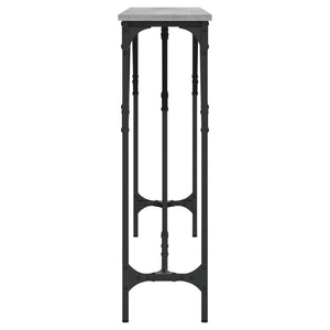 Τραπέζι Κονσόλα Γκρι Sonoma 140 x 23 x 75 εκ. Επεξεργ. από Ξύλο