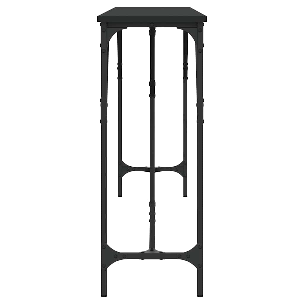 Τραπέζι Κονσόλα Μαύρο 200x29x75 εκ. Επεξεργασμένο Ξύλο - Pakobazaar