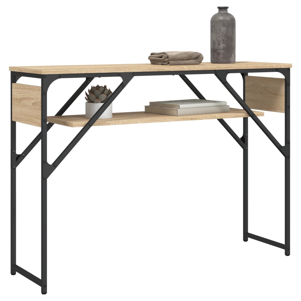 Τραπέζι Κονσόλα Sonoma Δρυς 105 x 30 x 75 εκ. από Επεξεργ. Ξύλο - Pakobazaar