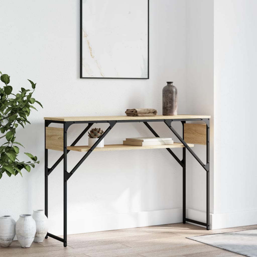 Τραπέζι Κονσόλα Sonoma Δρυς 105 x 30 x 75 εκ. από Επεξεργ. Ξύλο - Pakobazaar