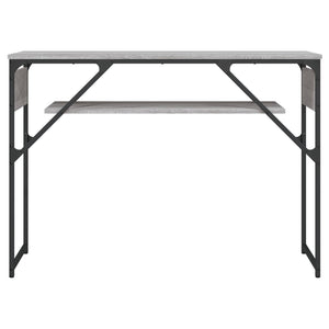 Τραπέζι Κονσόλα Γκρι Sonoma 105 x 30 x 75 εκ. από Επεξεργ. Ξύλο