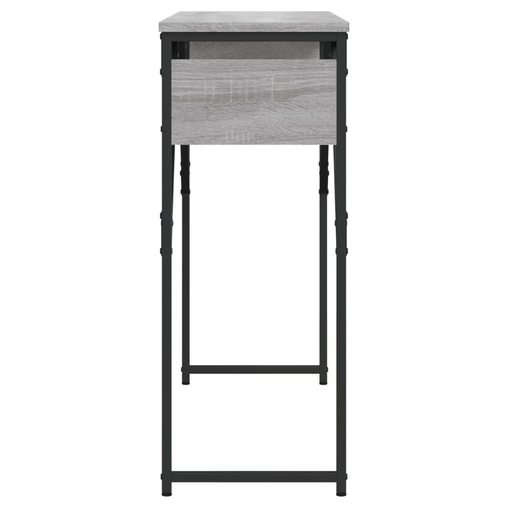 Τραπέζι Κονσόλα Γκρι Sonoma 105 x 30 x 75 εκ. από Επεξεργ. Ξύλο
