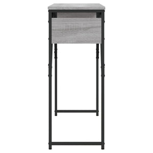 Τραπέζι Κονσόλα Γκρι Sonoma 105 x 30 x 75 εκ. από Επεξεργ. Ξύλο