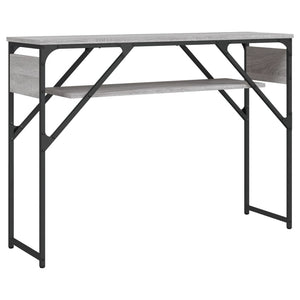 Τραπέζι Κονσόλα Γκρι Sonoma 105 x 30 x 75 εκ. από Επεξεργ. Ξύλο