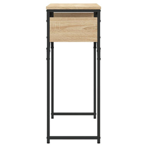 Τραπέζι Κονσόλα με Ράφι Sonoma Δρυς 75x30x75 εκ. Επεξεργ. Ξύλο - Pakobazaar