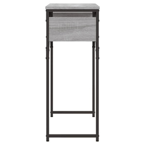Τραπέζι Κονσόλα με Ράφι Γκρι Sonoma 75x30x75 εκ. Επεξεργ. Ξύλο - Pakobazaar
