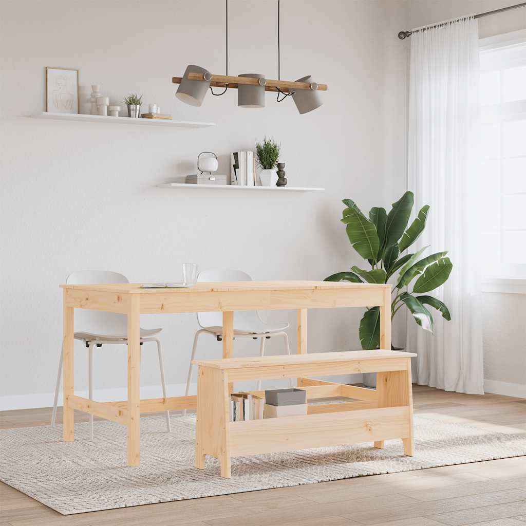 Παγκάκι Χολ 100x28x45 εκ. από Μασίφ Ξύλο Πεύκου - Pakobazaar