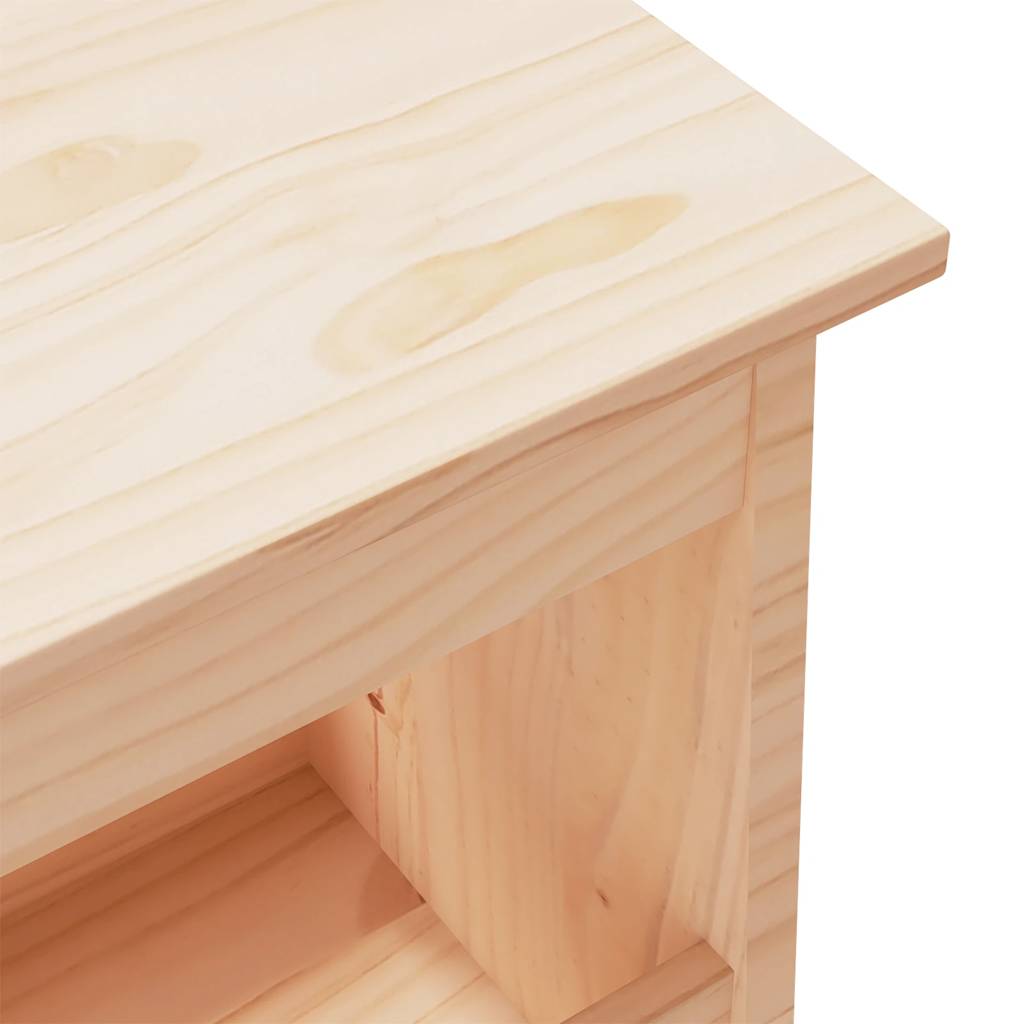 Παγκάκι Χολ 100x28x45 εκ. από Μασίφ Ξύλο Πεύκου - Pakobazaar