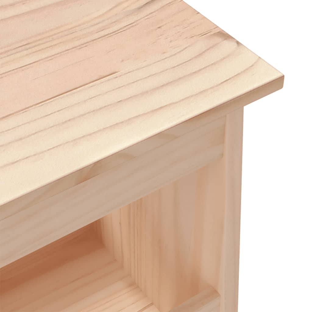 Παγκάκι Χολ 60 x 28 x 45 εκ. από Μασίφ Ξύλο Πεύκου - Pakobazaar