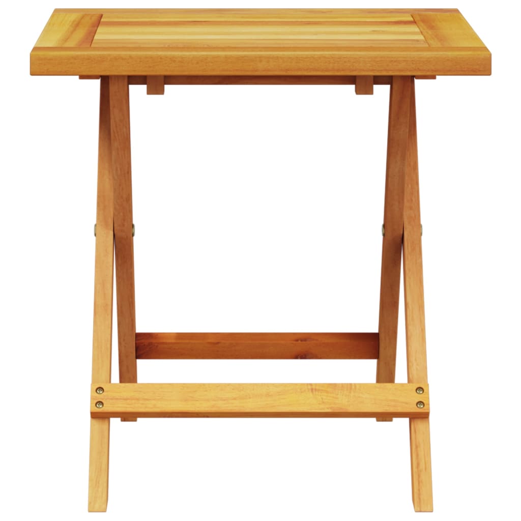 Ξαπλώστρες 2 τεμ. με Τραπέζι από Μασίφ Ξύλο Ακακίας