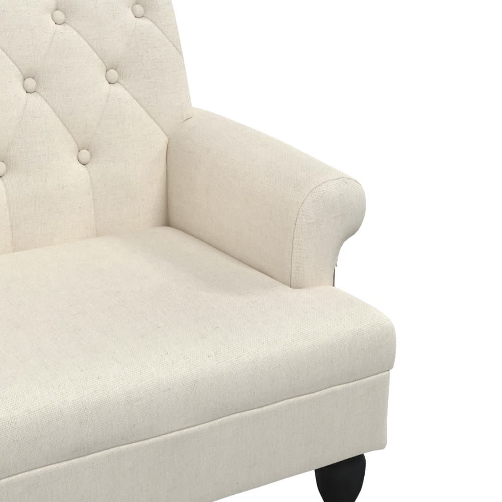 Παγκάκι με Πλάτη 120 x 62 x 75,5 εκ. Λινό - Pakobazaar