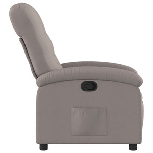 Πολυθρόνα Ανακλινόμενη Taupe Υφασμάτινη