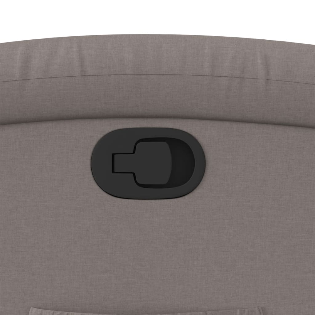 Πολυθρόνα Ανακλινόμενη Taupe Υφασμάτινη