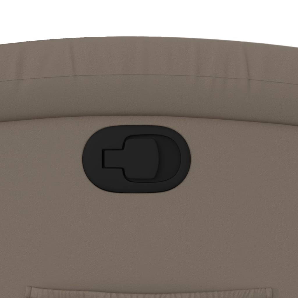 Πολυθρόνα Ανακλινόμενη Καπουτσίνο από Συνθετικό Δέρμα