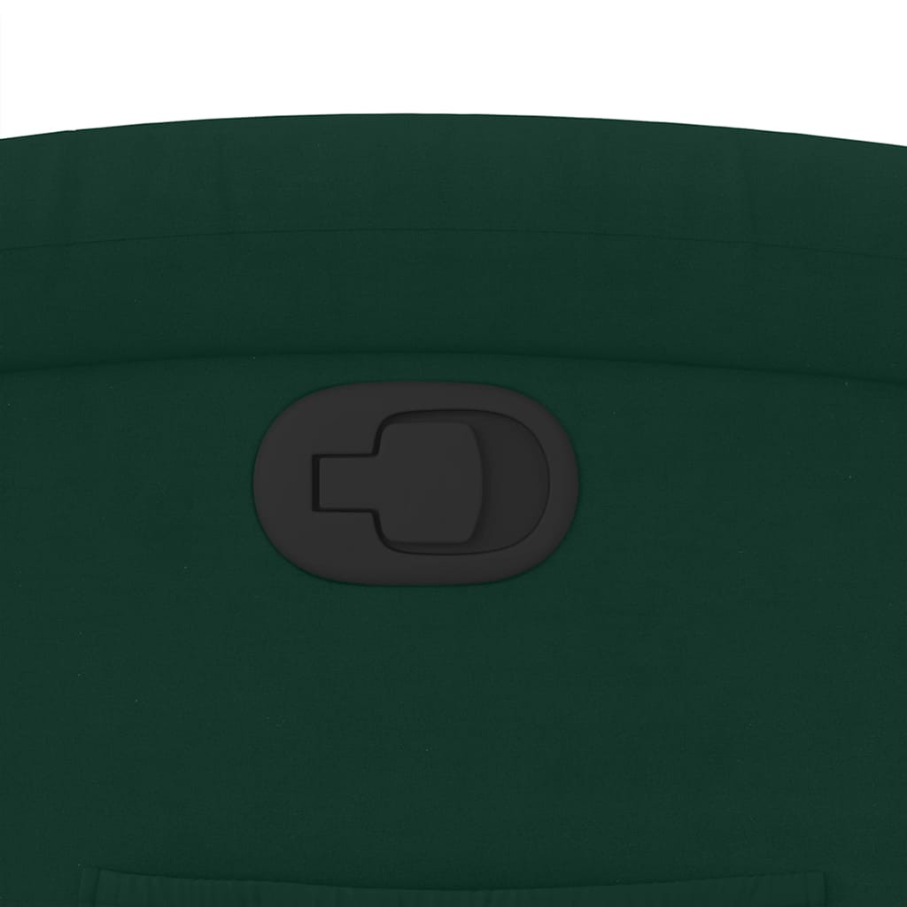 Πολυθρόνα Ανακλινόμενη Σκούρο Πράσινο Βελούδινη