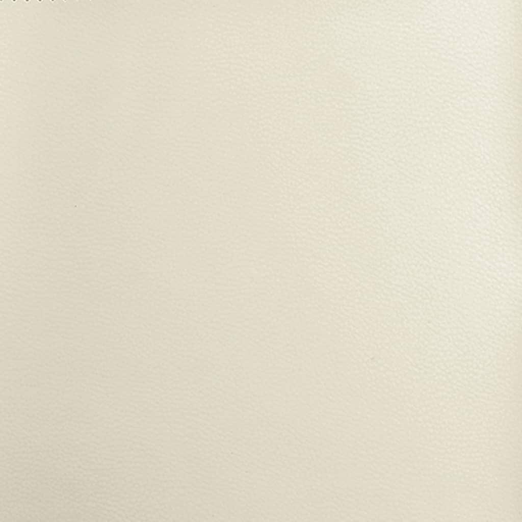 Πολυθρόνα Ανακλινόμενη Κρεμ από Συνθετικό Δέρμα