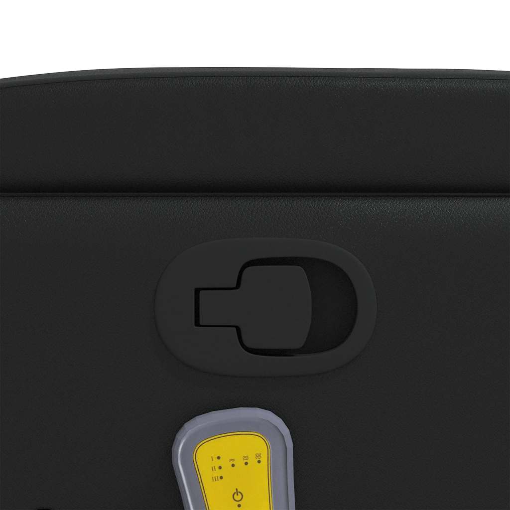 Πολυθρόνα Μασάζ Ανακλινόμενη Μαύρη από Συνθετικό Δέρμα - Pakobazaar