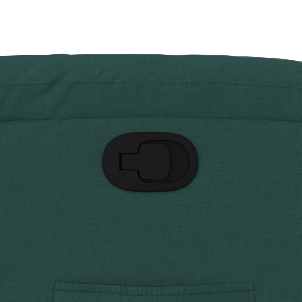 Πολυθρόνα Ανακλινόμενη Σκούρο Πράσινο Υφασμάτινη