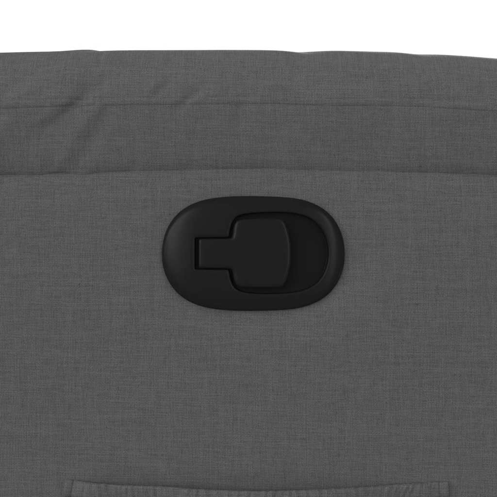 Πολυθρόνα Ανακλινόμενη Σκούρο Γκρι Υφασμάτινη