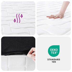 Στρώμα με Pocket Springs Μεσαία Σκληρότητα 200 x 200 εκ.