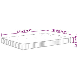 Στρώμα με Pocket Springs Μεσαία 140x200 εκ.