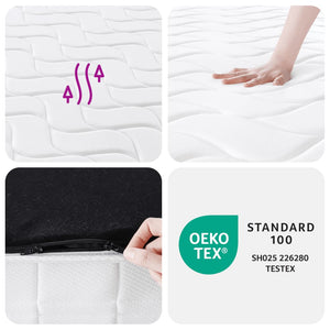 Στρώμα με Pocket Springs Μεσαία Σκληρότητα 100x200 εκ. - Pakobazaar