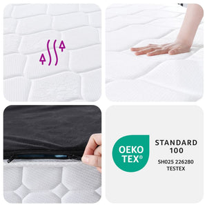 Στρώμα με Pocket Springs Μεσαία Σκληρότητα 100x200 εκ.