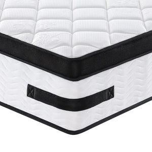 Στρώμα με Pocket Springs Μεσαία Plus Σκληρότητα 90x220 εκ. - Pakobazaar