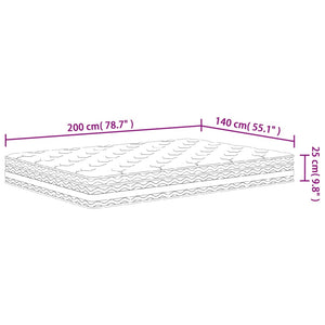 Στρώμα με Pocket Springs Μεσαία 140x200 εκ.