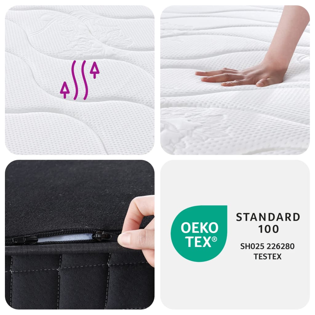 Στρώμα με Bonnell Springs Medium 90 x 200 εκ. - Pakobazaar