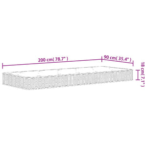 Στρώμα με Bonnell Springs Medium 90 x 200 εκ.