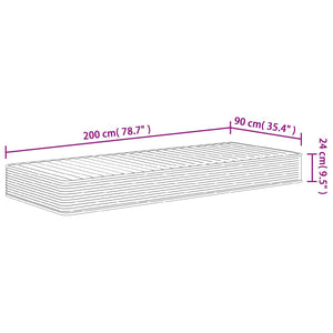 Στρώμα Αφρού Medium Soft 90x200 εκ.