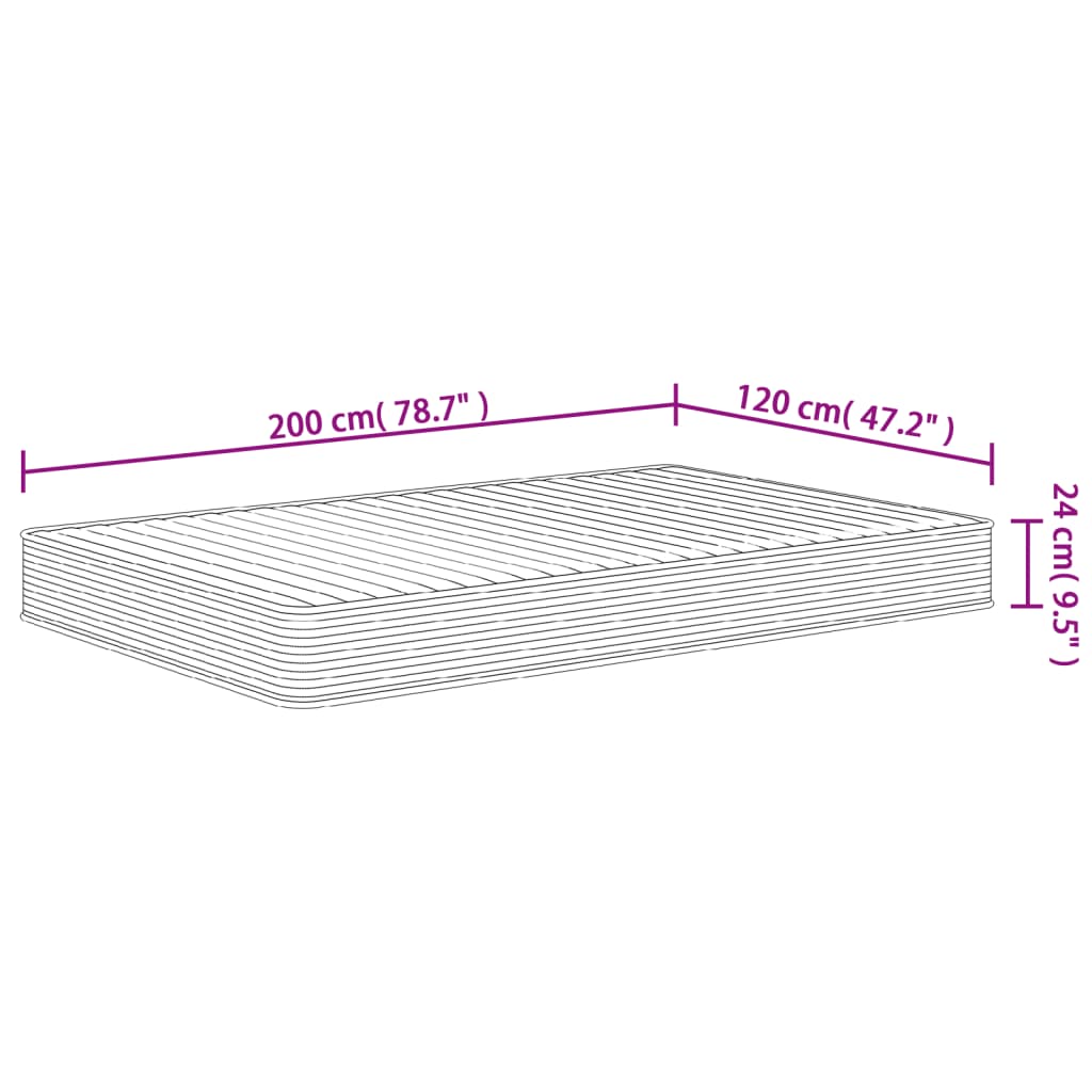 Στρώμα Αφρού Medium Soft 120x200 εκ.