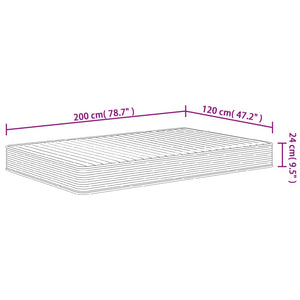 Στρώμα Αφρού Medium Soft 120x200 εκ.