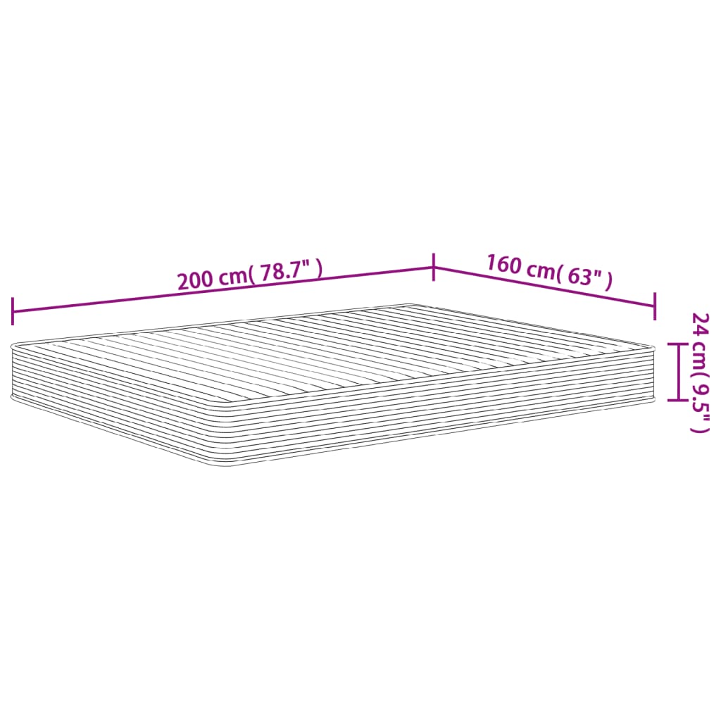 Στρώμα Αφρού Medium Soft 160x200 εκ.