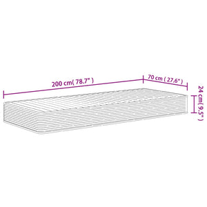 Στρώμα Αφρού Medium Soft 70x200 εκ.