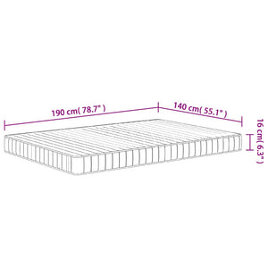 Στρώμα Αφρού Medium Soft 140x190 εκ.